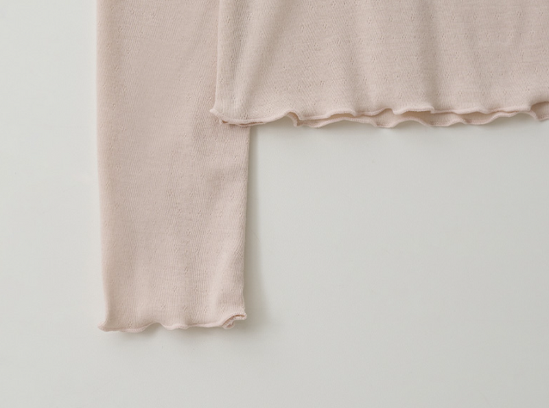 Nubasic Punching T-shirt Pink Beige