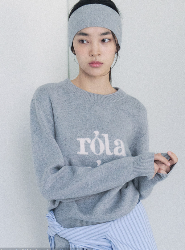 Nubasic Rola Jacquard Knit Grey