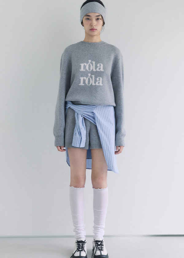 Nubasic Rola Jacquard Knit Grey