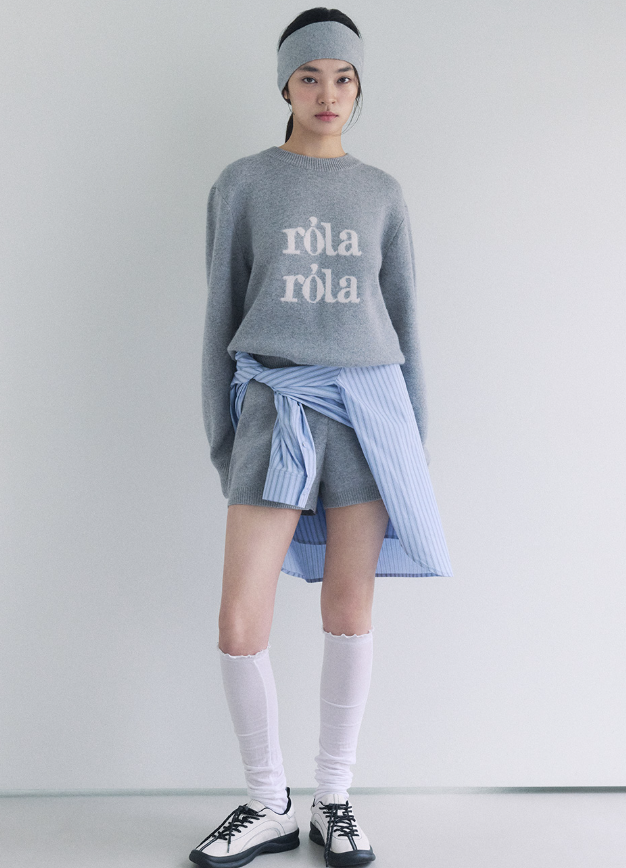 Nubasic Rola Jacquard Knit Grey