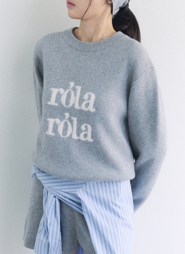 Nubasic Rola Jacquard Knit Grey