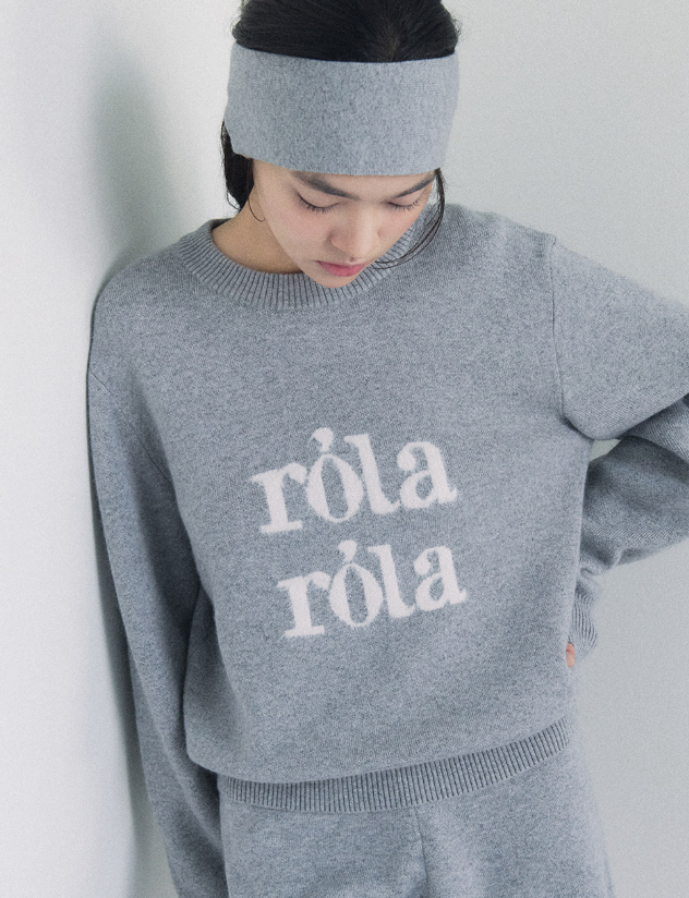 Nubasic Rola Jacquard Knit Grey