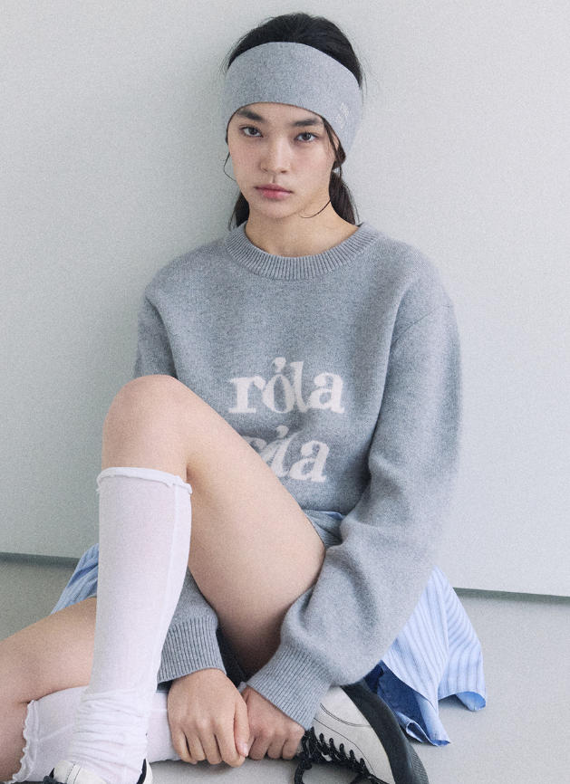 Nubasic Rola Jacquard Knit Grey