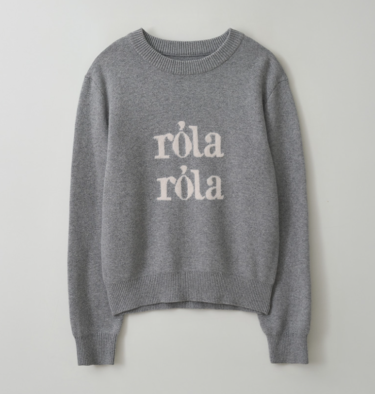 Nubasic Rola Jacquard Knit Grey