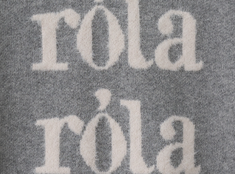 Nubasic Rola Jacquard Knit Grey