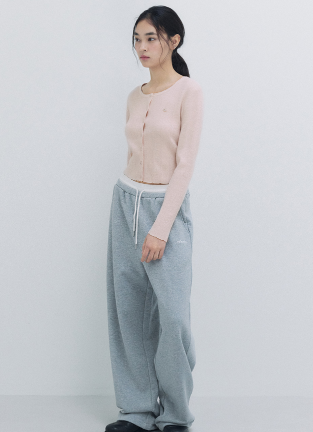 Nubasic Skashi Knit Cardigan Baby Pink