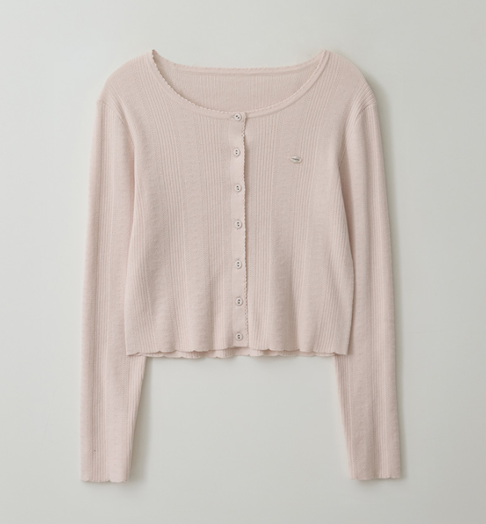 Nubasic Skashi Knit Cardigan Baby Pink
