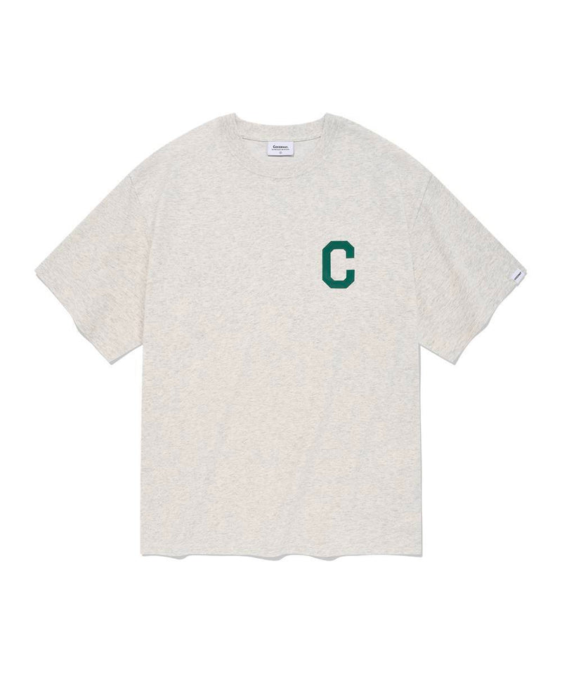 C Logo T-shirt Oatmeal