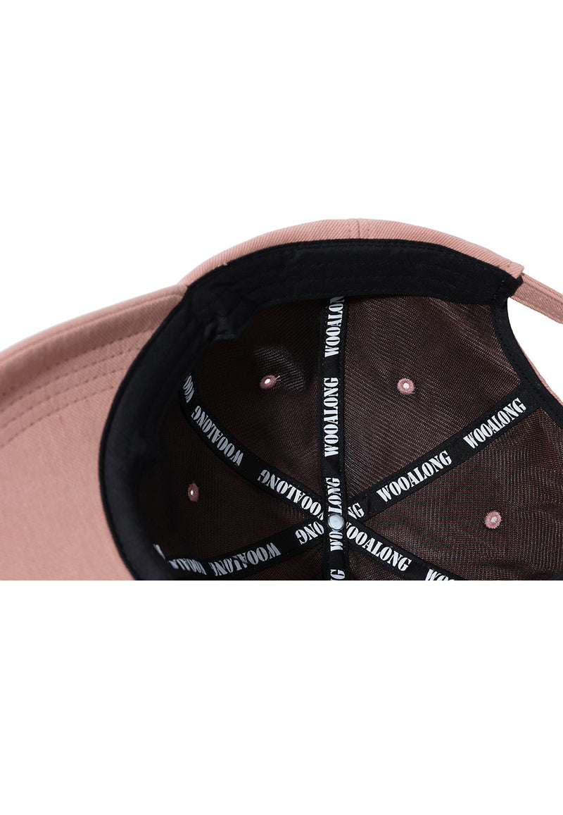 Signature Small Logo Ball Cap Dusty Pink