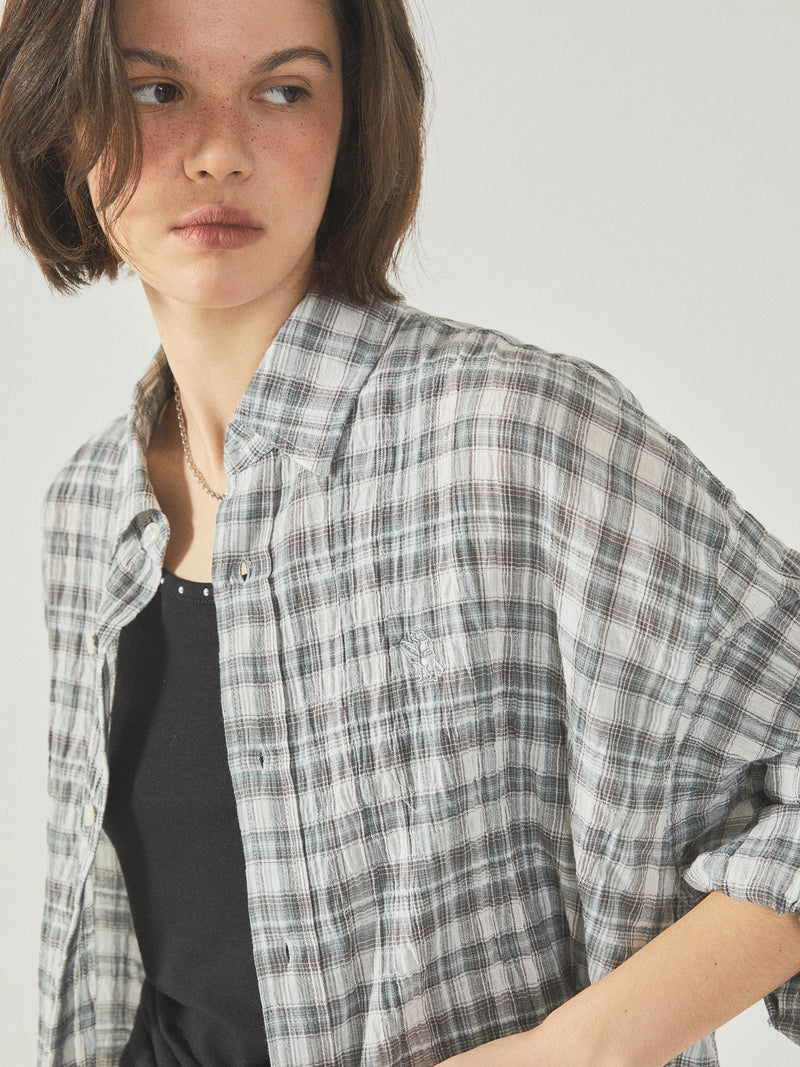 Steve Flannel Check Shirts Green