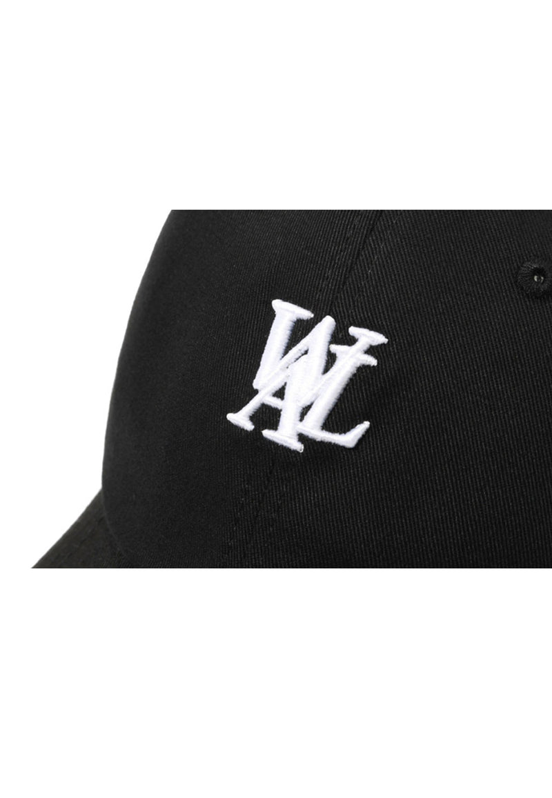 Signature Small Logo Ball Cap Black