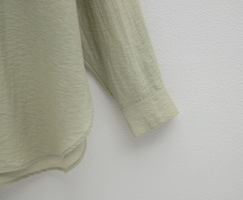 Essential Linen Loose Fit Shirt Light Green