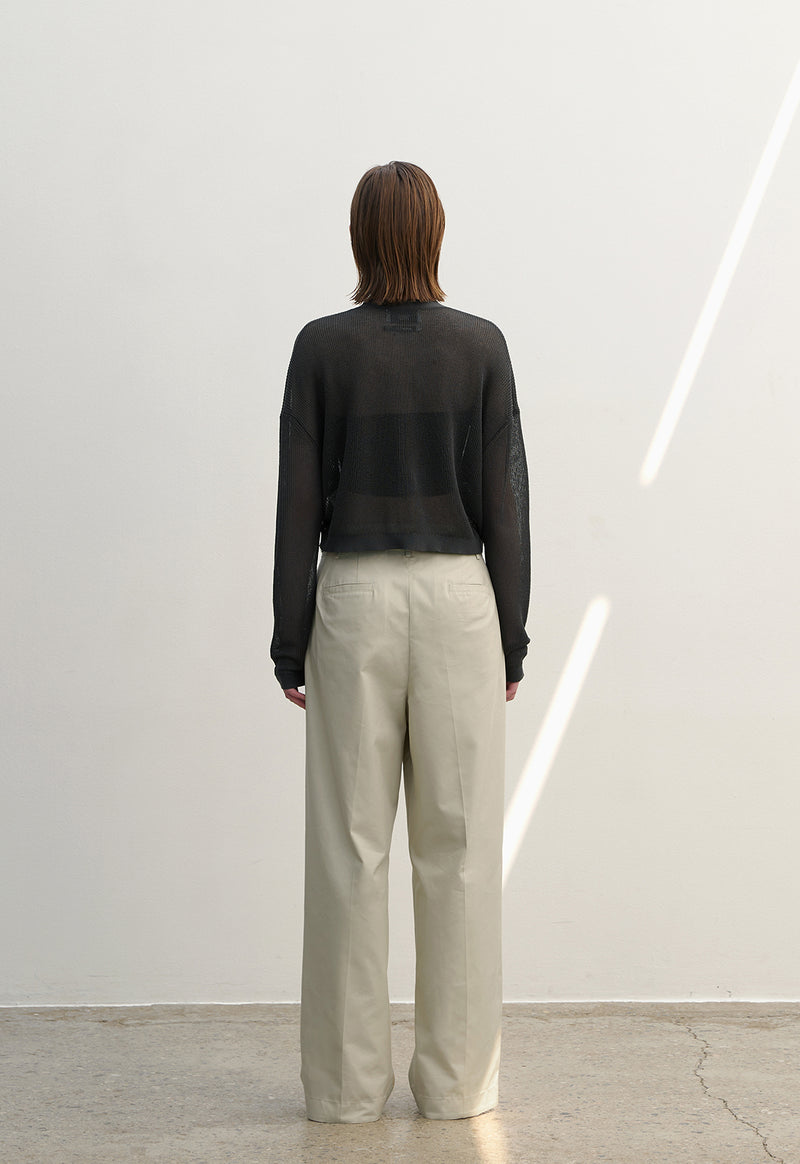 Essential Viento Knit Cardigan Charcoal