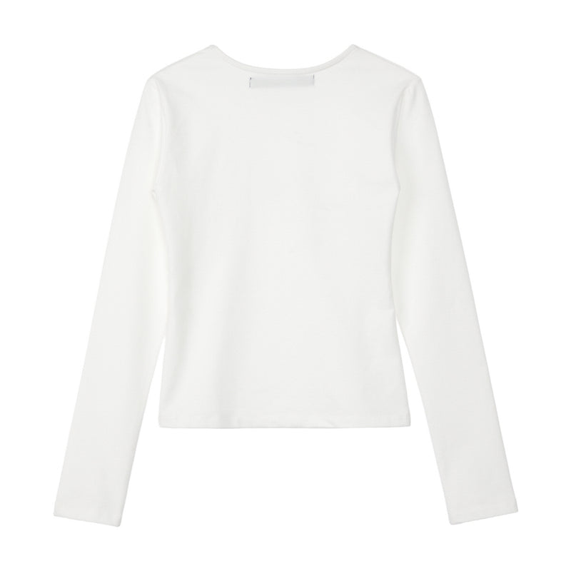 RR Square Neck Long Sleeve Top