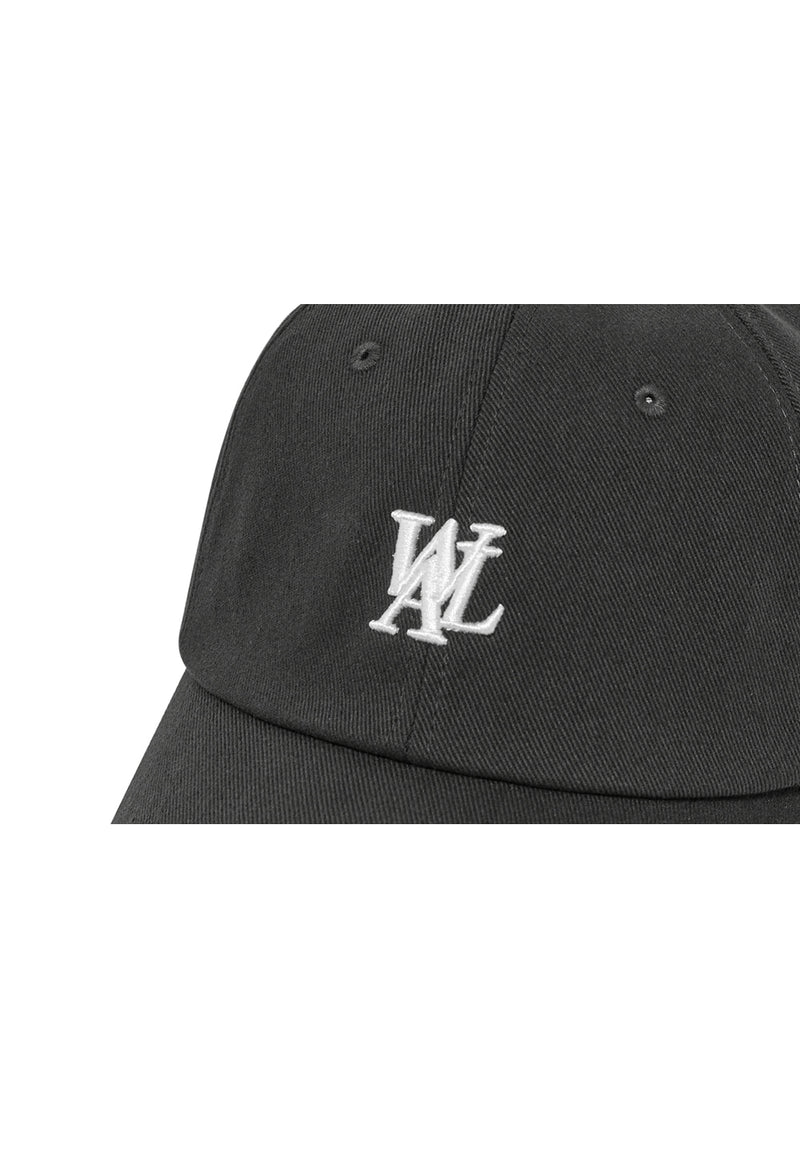 Signature Small Logo Ball Cap Charcoal