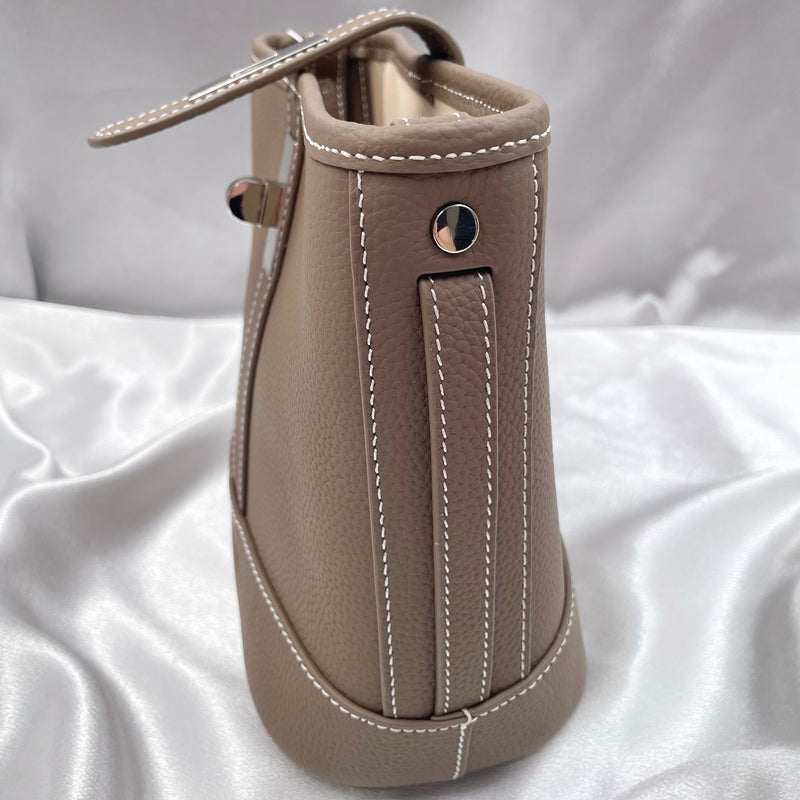 Lock Button Bucket Bag