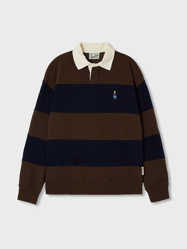 Steve Rugby Sweatshirt Brown