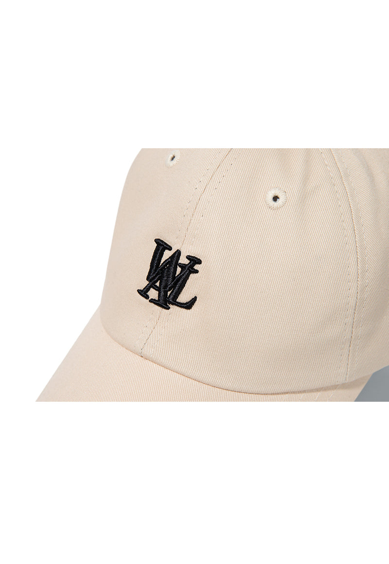 Signature Small Logo Ball Cap Beige