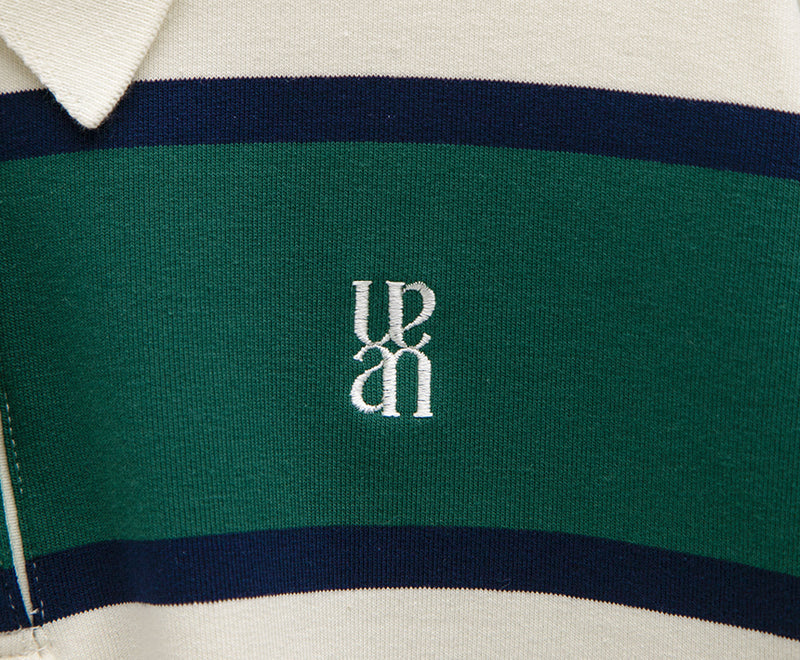 Essential Stripe Tee Green