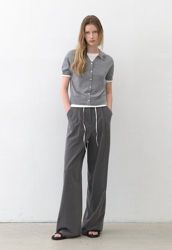 Essential Lumeina Knit Tee Grey