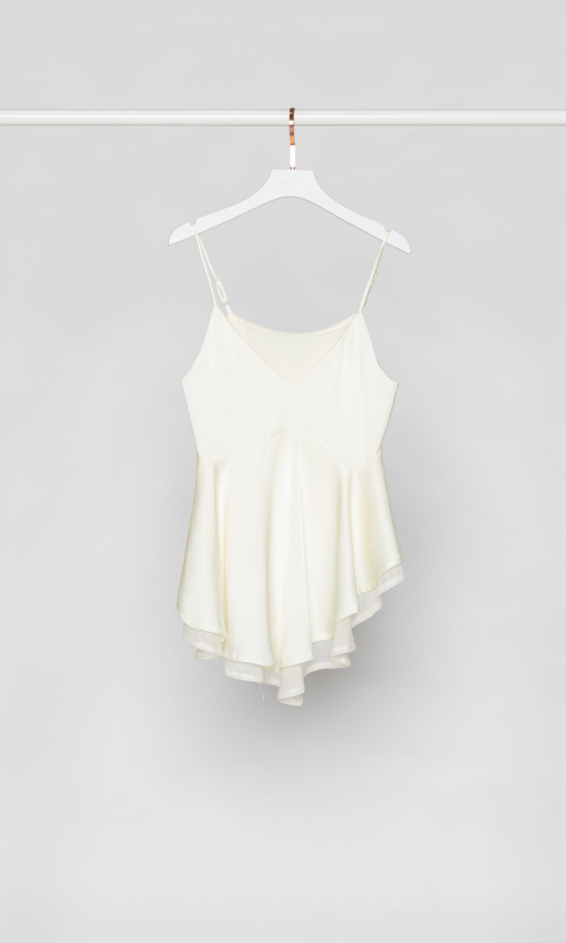 Pleated Flare Cami Tank